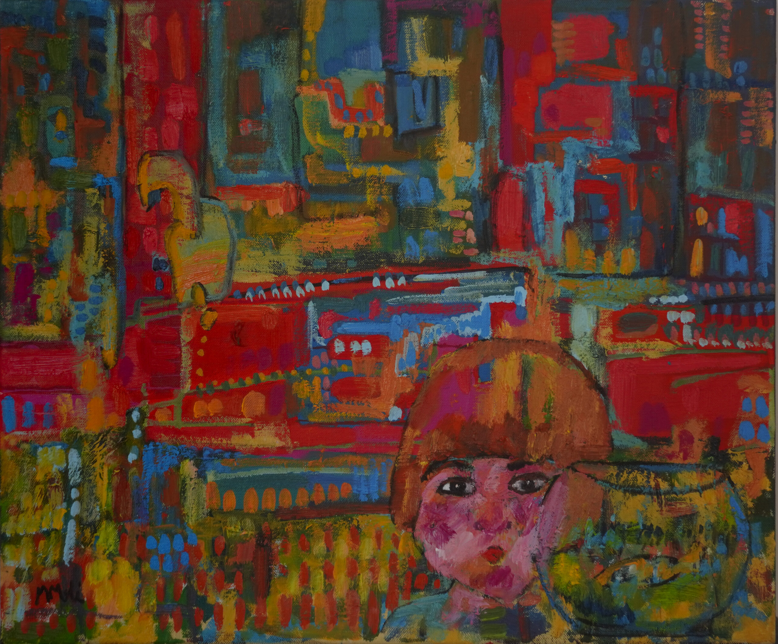 LA NIÑA Y LA PECERA